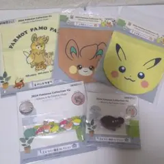 ③ ポケモン 一番くじ 巾着コレクション ハンドタオル　ラバーコレクション