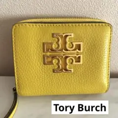 ★トリーバーチ　ラウンド　ファスナー　二つ折り　財布　黄色のサムネイル