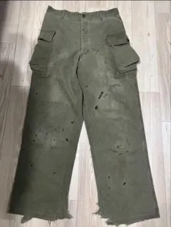 M43 US ARMY ミリタリーパンツ HBT 40s モンキー - メルカリ