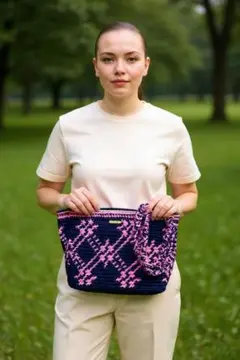 ハンドメイド　ハンドバック