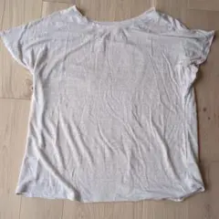 Style & me. 半袖 Tシャツ ベージュ 麻100%