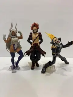 ヒロアカ　フィギュア　3体セット　切島鋭児郎　ミルコ　プレゼントマイク　1番くじ