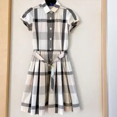 ブルーレーベルクレストブリッジ 34 S チェックワンピース