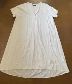 HONEYSUCKLE ROSE 半袖　シャツワンピ　美品　M 白