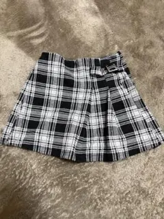 ZARA チェック柄プリーツスカート［送料込み］