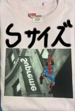 Supreme スパイダーマン Tシャツ ピンク　Sサイズのサムネイル