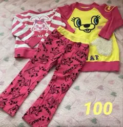 ANAP KIDSアナップキッズ女の子コーディネート❶❤️100サイズのサムネイル