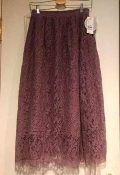 ☆earth music&ecology 好きな丈 レーススカート 未使用品☆