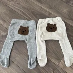 baby GAP クマケツ　タイツ　0〜12m