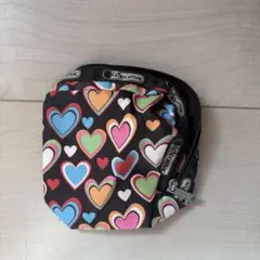 LeSportsac ハート柄 ポーチ 約10cm