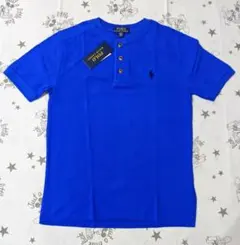 ラルフローレン ブルー　ポロ Tシャツ M (10-12) 150のサムネイル