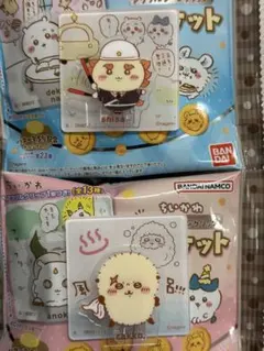 ちいかわ アクリルシーンクリップビスケット　シーサー　ラッコ　セット