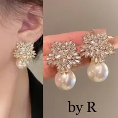 P010 ピアス 結婚式 ブライダル ウェディング パールデザイン アクセサリー
