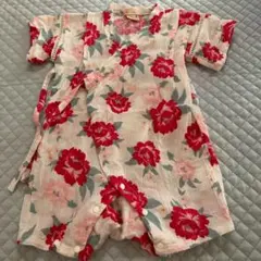 プティマイン♡80 甚平 ロンパース