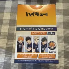 ハイキュー　トレーディング缶バッジ　point get