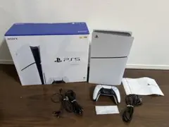 美品PlayStation 5 本体 (通常版) ホワイト　モンハンワイルズ付き