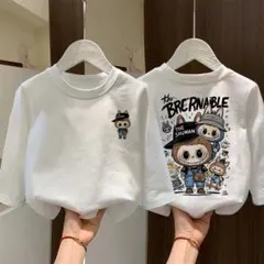 ラブブグラフィック長袖カットソー