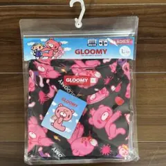 GLOOMY グルーミー フード付き ルームウェア ブラック ピンク Mサイズ