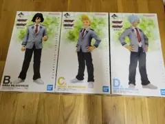 一番くじヴィジランテ　ヒロアカ　フィギュア　B賞 C賞 D賞 3点セット