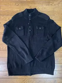 メンズ ニット セーター コットン100%