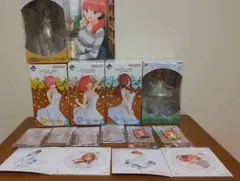 五等分の花嫁 一番くじ 一花 二乃 三玖 四葉 五月 コースター