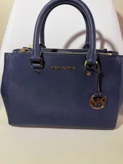 MICHAEL KORS 2way ショルダーバッグ ネイビー - メルカリ