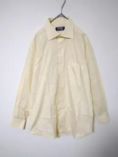 90年代　美品　チャップスラルフローレン　長袖シャツ　メンズM相当　黄色系　綿