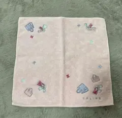 CÉLINE ピンク タオルハンカチ
