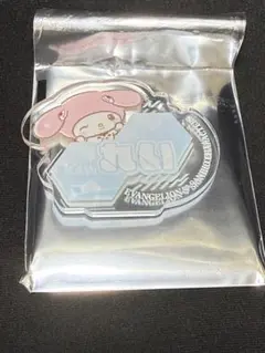 エヴァンゲリオン エヴァ サンリオ おなまえアクリルバッジ　レイ