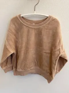 クインシーメイ ベロアトップス スウェット
