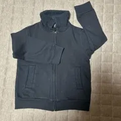 COMME CA ISM ブラック ジップアップジャケット 110A