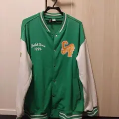 DIVIDED グリーン ホワイト ジャケット Sサイズ