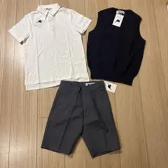 Dressage ポロシャツ・ベスト・ショートパンツセット　新品タグ付