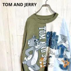 TOM AND JERRY　ビッグプリント　クレイジーパターン　スウェットのサムネイル