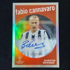 Fabio Cannavaro カンナバーロ Topps UEFA Auto