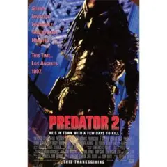 新品 プレデター2 PREDATOR 映画ポスター SF アクションヴィンテージ