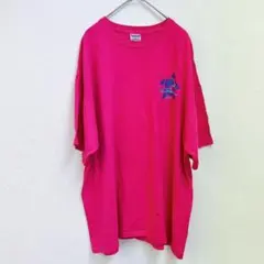 GILDAN ギルダン ハワイプリント Tシャツ 半袖 XL 桃 ホヌのサムネイル