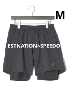 【新品定価2万】ESTNATION×SPEEDO スイムウェア　ハーフパンツ M