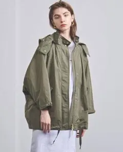 WOOLRICH ANORAK フーデットブルゾン カーキ　XS