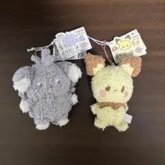 ポケピース ボールチェーンマスコット ピカチュウ ニャスパー タグ付き