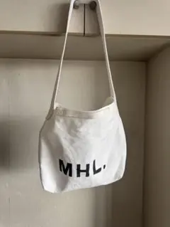 MHL. ホワイトトートバッグ