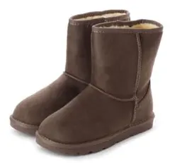 ミディアムブーツ／ダークブラウン S