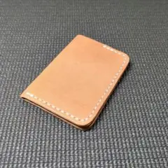革名刺入れ　薄型　ハンドメイド