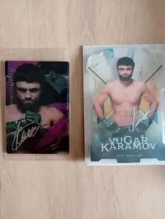 RIZIN一番くじ　ヴガール・ケラモフアクリルスタンド&ウエハースカード