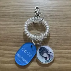 学園アイドルマスター×極楽湯　ロッカーキー風キーホルダー　月村手毬