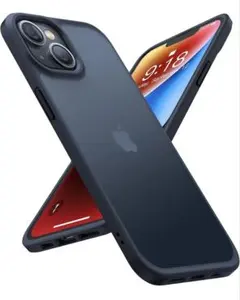 TORRAS iPhone15用ケース　【米軍耐衝撃・強保護力】 耐衝撃 半透明