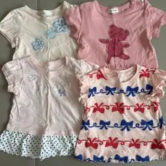 半袖　Tシャツ ピンク　女の子　4枚セット