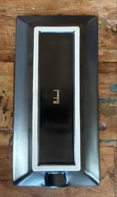 新品　Roland ローランド シガー灰皿 ブラック 黒 陶器製