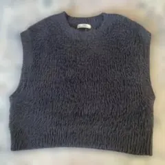 Limoluce アクリル ニットベスト Lサイズ
