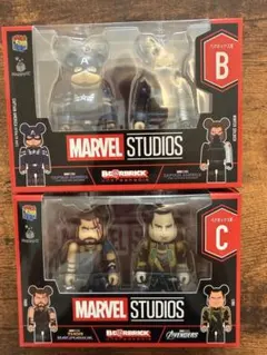 marvel ベアブリック ハッピーくじ ベアボックスＢ賞、C賞